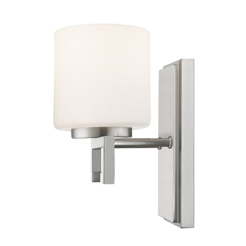 Mckeel Dimmable LED Bath Sconce, Brushed Nickel