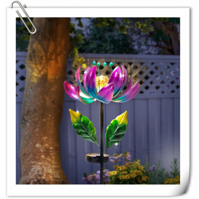 Decoration 35.4'' Solar Powered Integrated LED Lawn Ornament