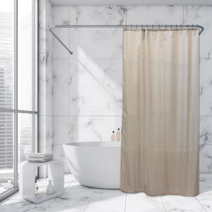 Modern Bathroom Shower Curtain, Waterproof PEVA Plastic Sea Shell Shower  Curtain Liner with Hooks Shower Curtain Liner 71 x 71 in,13 Hooks Set