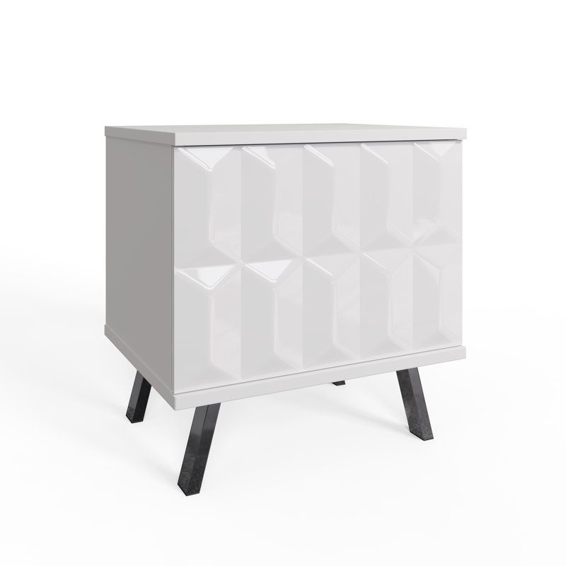 ELEVATE End Table, White