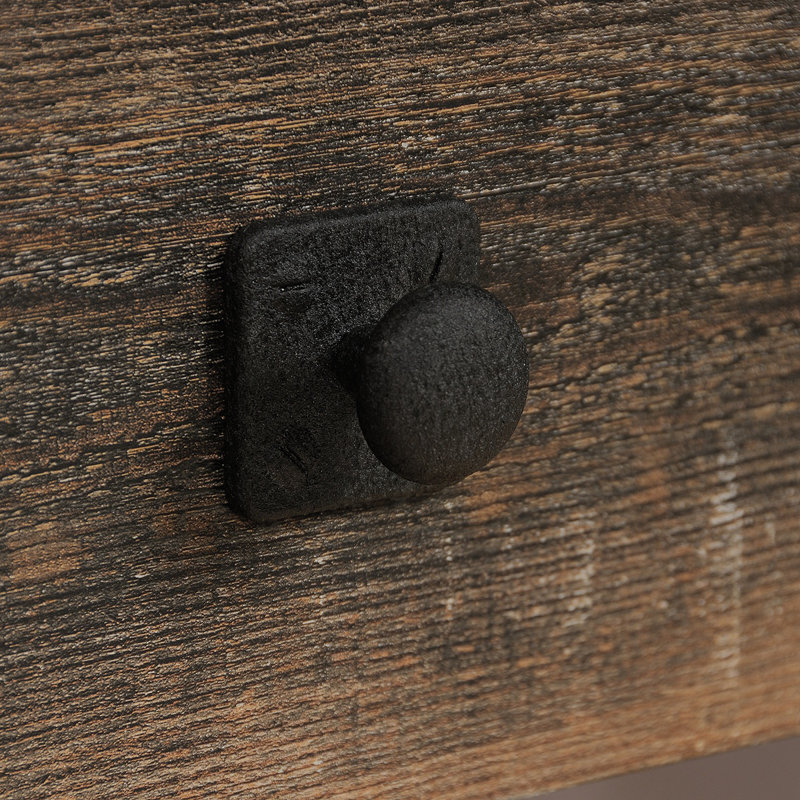 Table d'appoint, finition brune