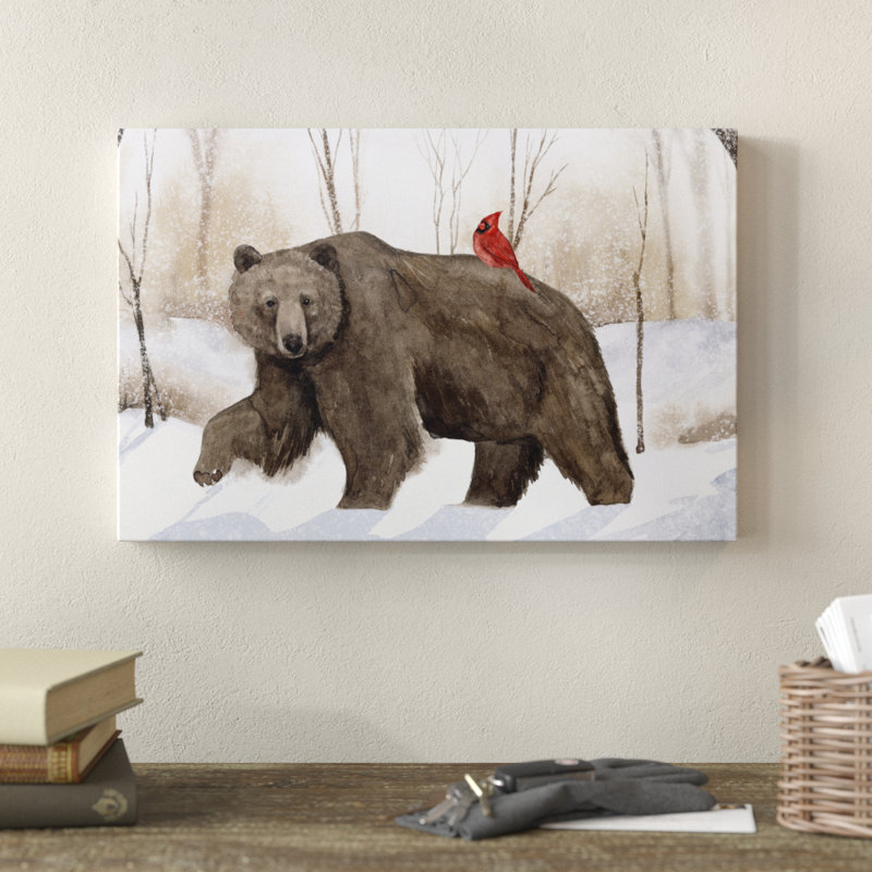 Snowland Collection D by Grace Popp - Painting Print, 30cm H x 46cm W, Wrapped Canvas