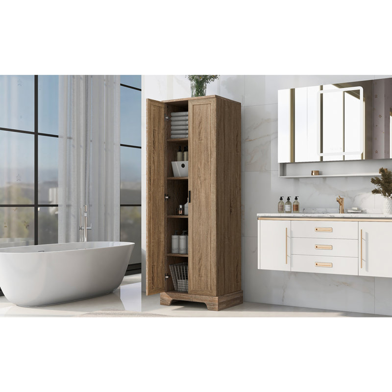 Storage Cabine For Bathroom, Office, Brown