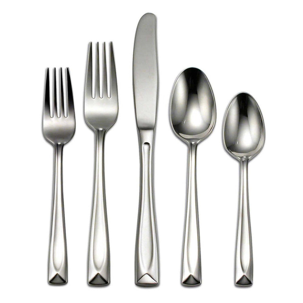 Oneida Lincoln 45 Piece Everyday Flatware Set & Reviews | Wayfair