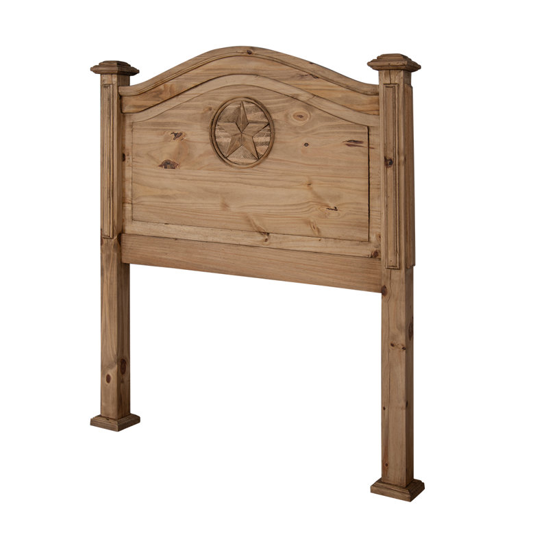 High Plains Honey Pine Solid Wood Headboard