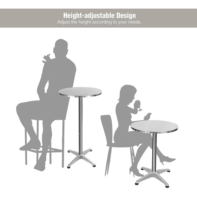 Dracy Round Metal Dining Table