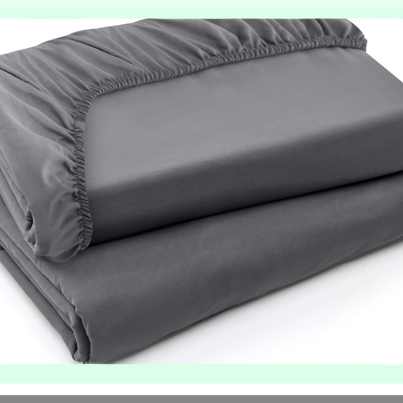UltraSoft Fitted Sheets - Bulk Pack of 2 Bottom Sheets - Brushed Microfiber - Deep Pockets - Shrinkage & Fade Resistant - Easy Care
