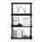 Hadriana 43.7" H x 23.6" W Plastic Etagere Bookcase-124437794-124437792