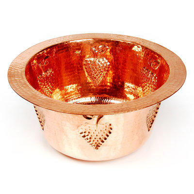 15'' L Single Bowl Copper Kitchen Sink
