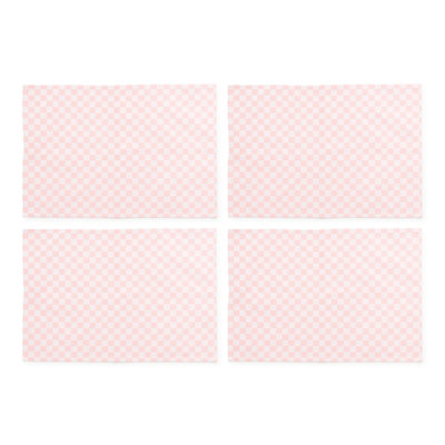 Flax Check Placemat, Set Of 4