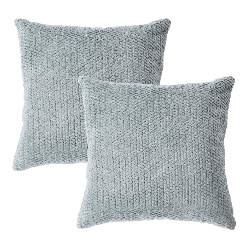 Mariken Polyester Throw Pillow, Sutherland Dove, 16" x 16"