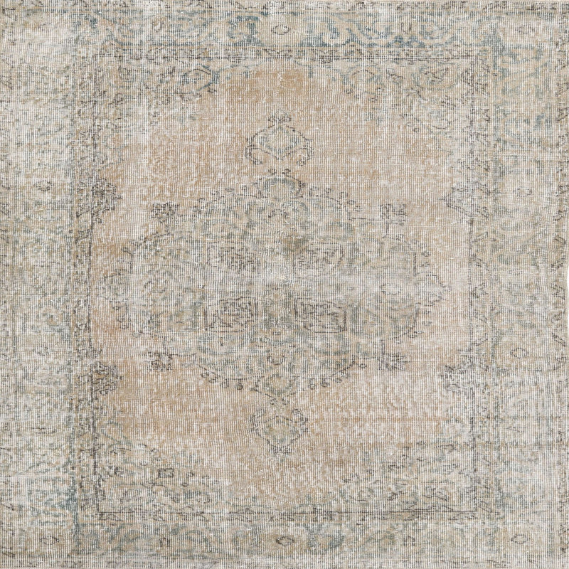 Afomia Oriental Indoor Rug, Square 4'