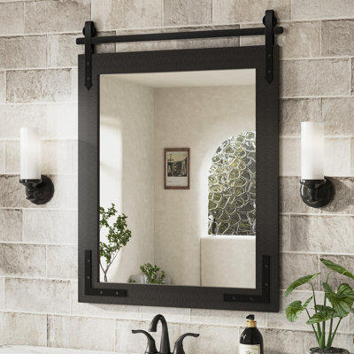 Solid Wood Rectangle Wall Mirror