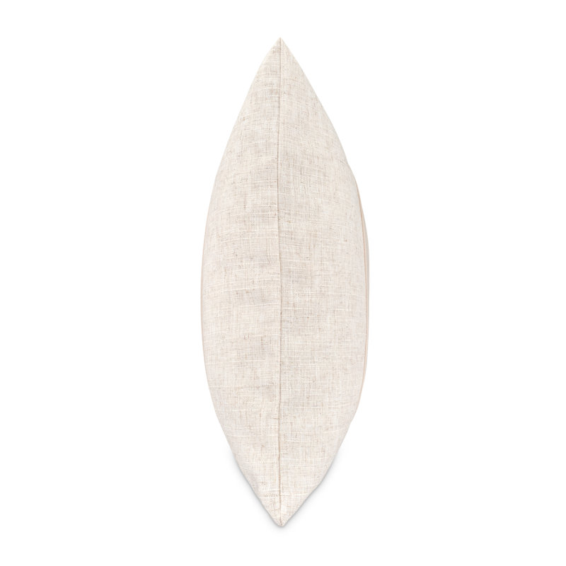 Baldwin Linen Square Pillow Cover & Insert, Cream
