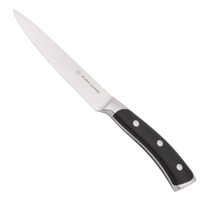Ensemble de 8 couteaux à steak en acier inoxydable Dura Living Elite (ensemble de 8), Noir