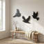 Ensemble de 3 oiseaux en métal