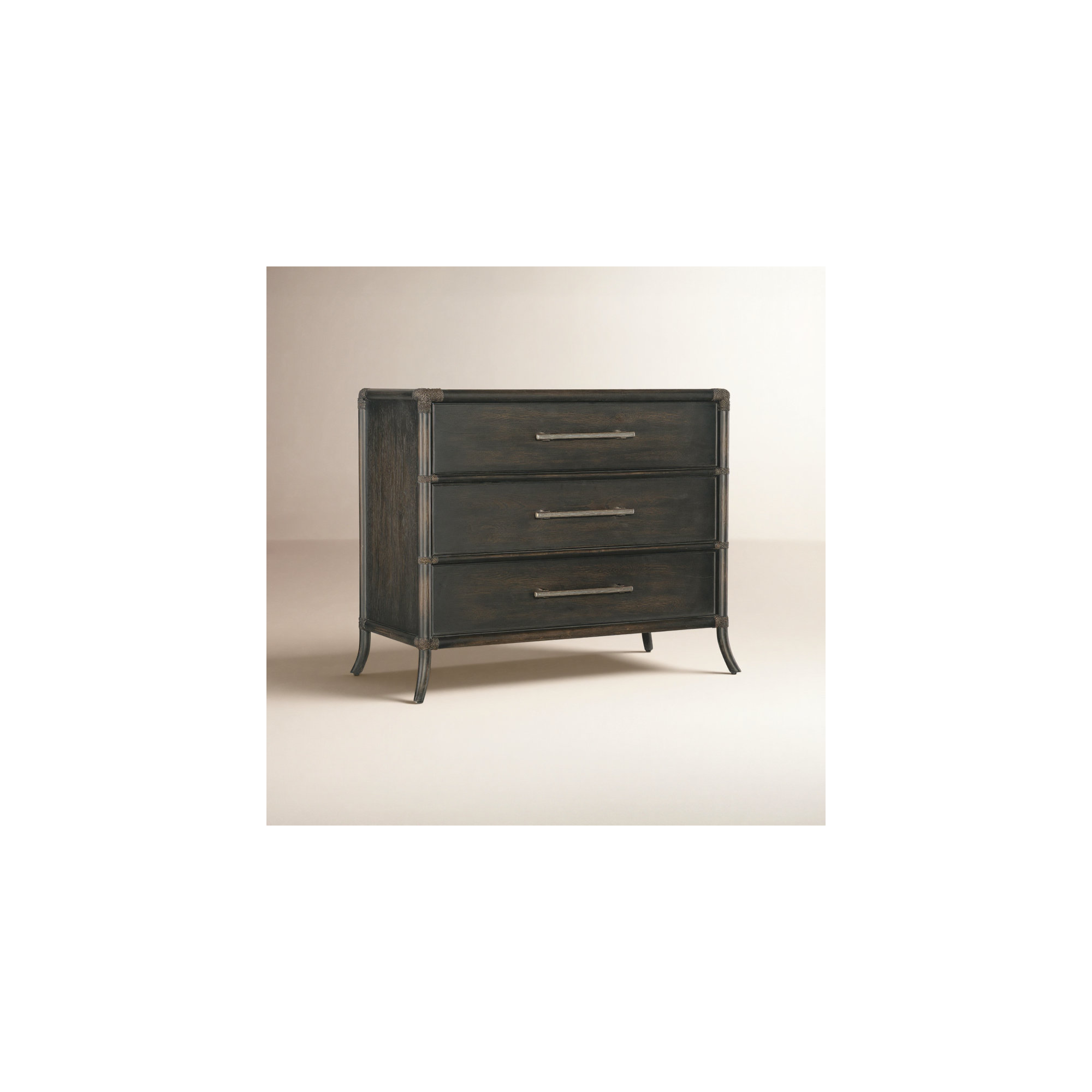 Retreat 3 - Drawer Nightstand, Black Sand