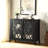 Black Console Table With Shelf Inside