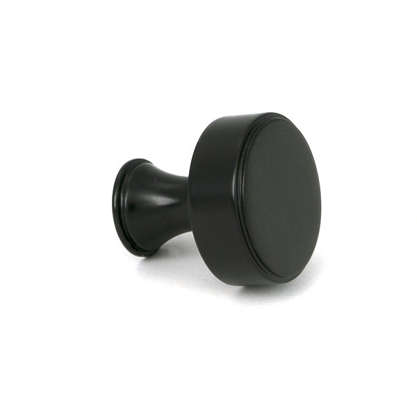 Scully Cabinet Knob, Aged Bronze, 0.98" Knob Diameter