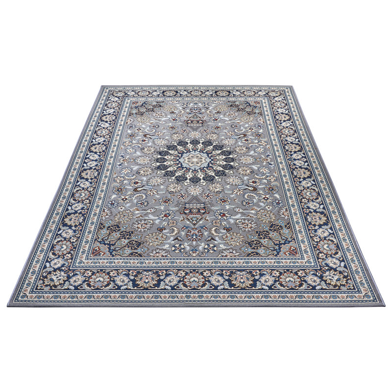 Flair Flatweave Blue/Brown Recommended Use Rug, Rectangle 160 x 235cm