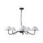 5 - Light Matte Black Chandelier Pendant