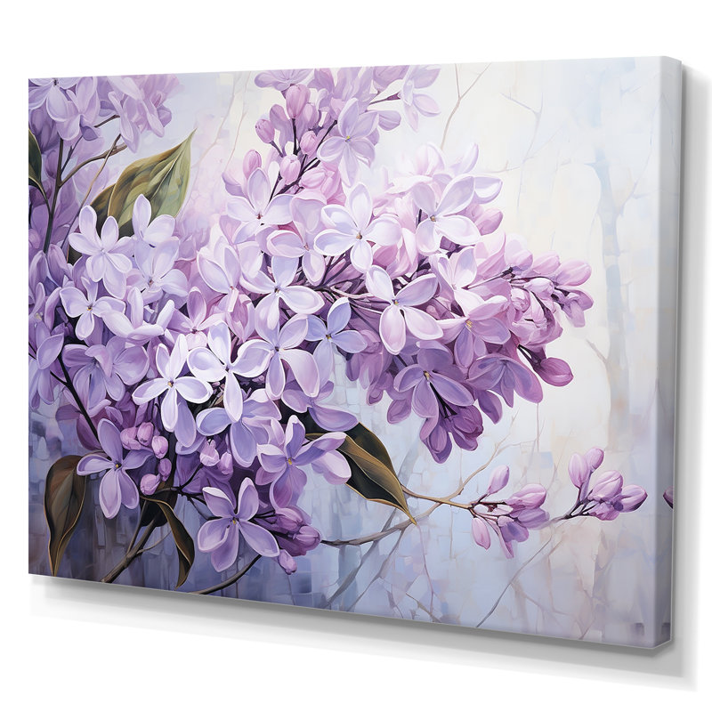 Pastel Lilac Dreams - reproduction sur toile, Toile tendue, 24" H x 32" W