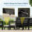 5 PCS HIPS All-Weather Patio Furniture Set with Ottoman & 3.9'' Detachable Cushions, Heavy Duty & Ergonomic Design Outdoor Sofa Set for Patio, Yard, Garden-980675888-980675889