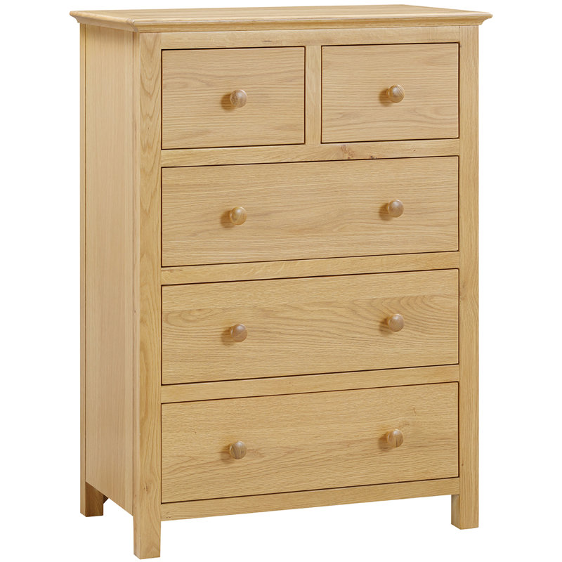 Taounate 70cm W 5 - Drawer Chest of Drawers