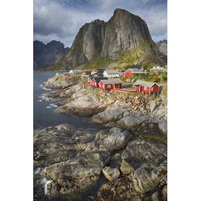 Hamnoy Fishing Village - Wrapped Canvas Print