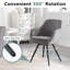 Fauteuil d'appoint pivotant en velours Prodell-51474984