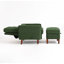 Upholstered Armchair with Footstool-709766327