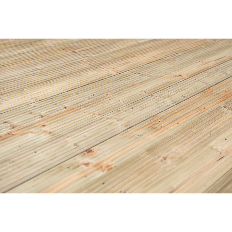 245.1cm L x 244.2cm W Wood Tile in Wood