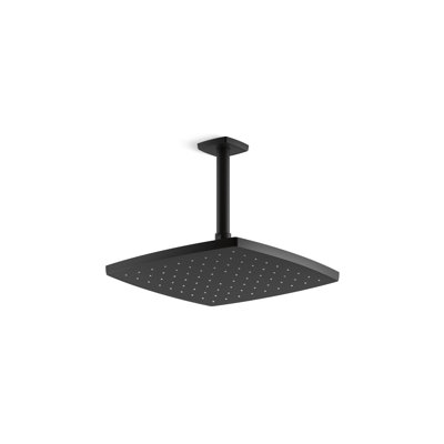 Foundations Air-Induction Soft Modern Square Rain Showerhead