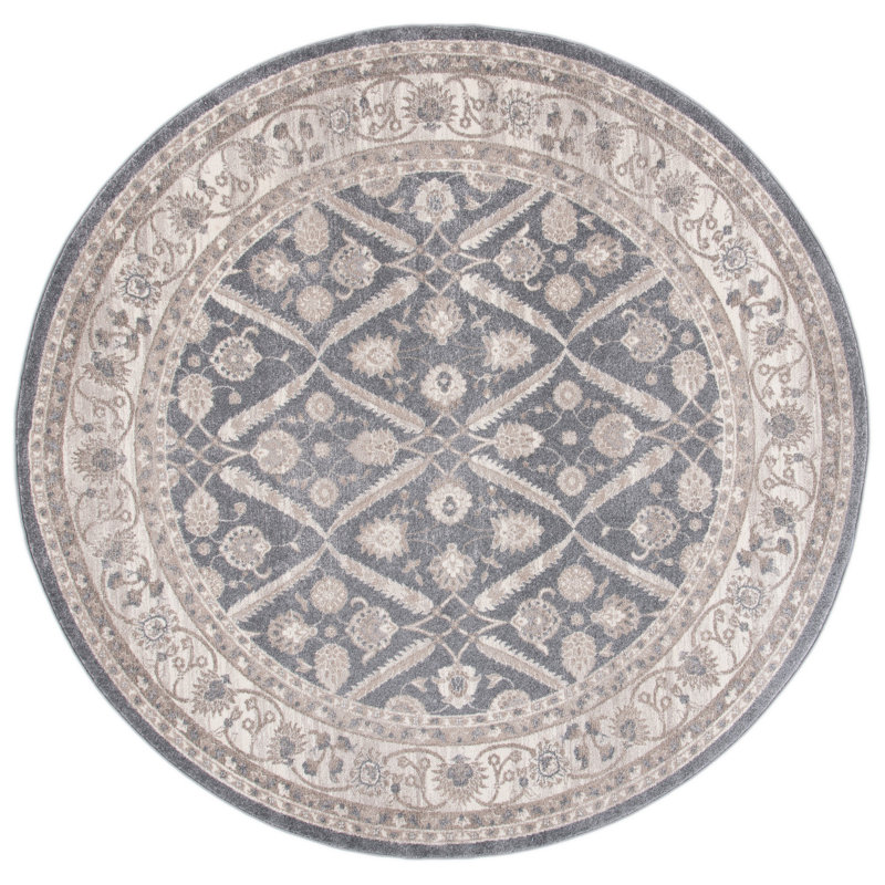 Walken Performance Oriental Rug, Round 6'7"
