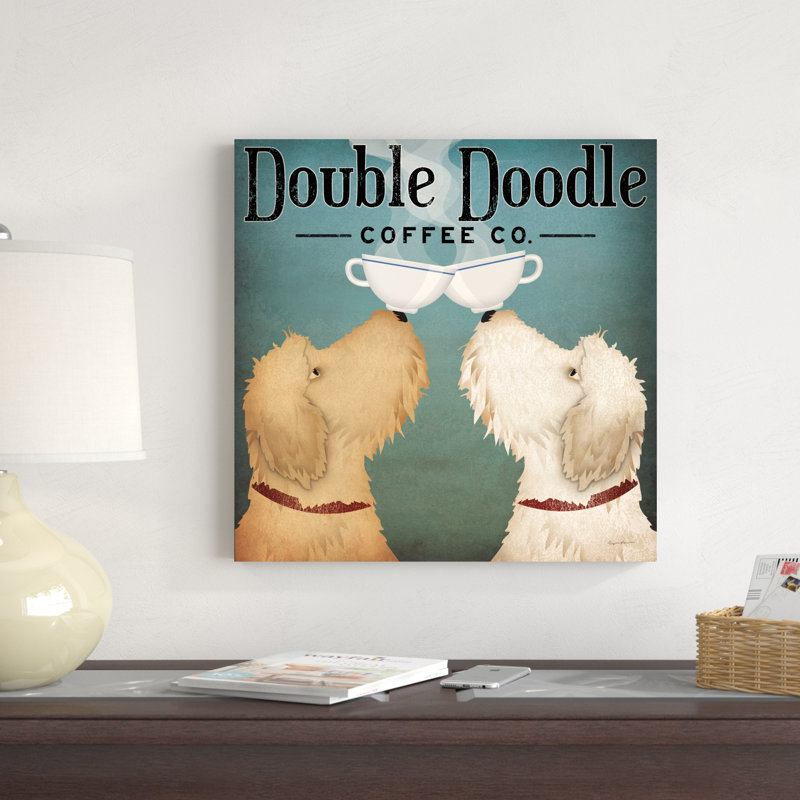 Doodle Coffee Double III, H 20 po x l 20 po