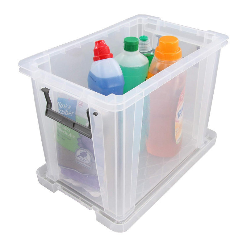 Whitefurze Spacemaster Maxi Storage Box, 18 Litre