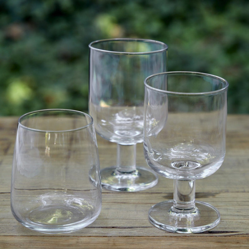 Vine Stemless Wine Glass, 8 Oz