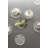 Carat Glass Round 2 Piece Coaster Set