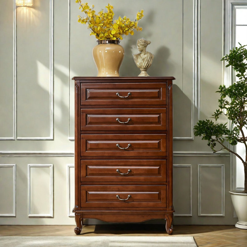 Retro Simple Solid Wood Accent Chests