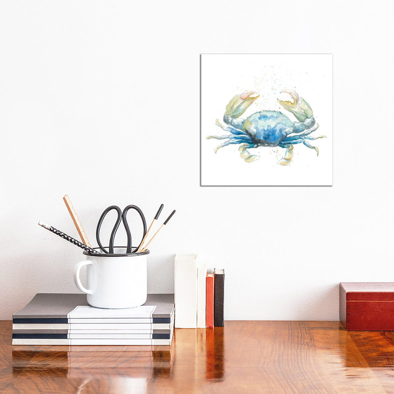 Cangrejo Azul Square 1 Piece Wrapped Canvas Wall Art, 30.48 cm H x 30.48 cm W