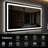 Berenize Rectangular LED Mirror Human Body Induction Motion Sensor Dimmable Anti Fog Vanity Mirror-972863493