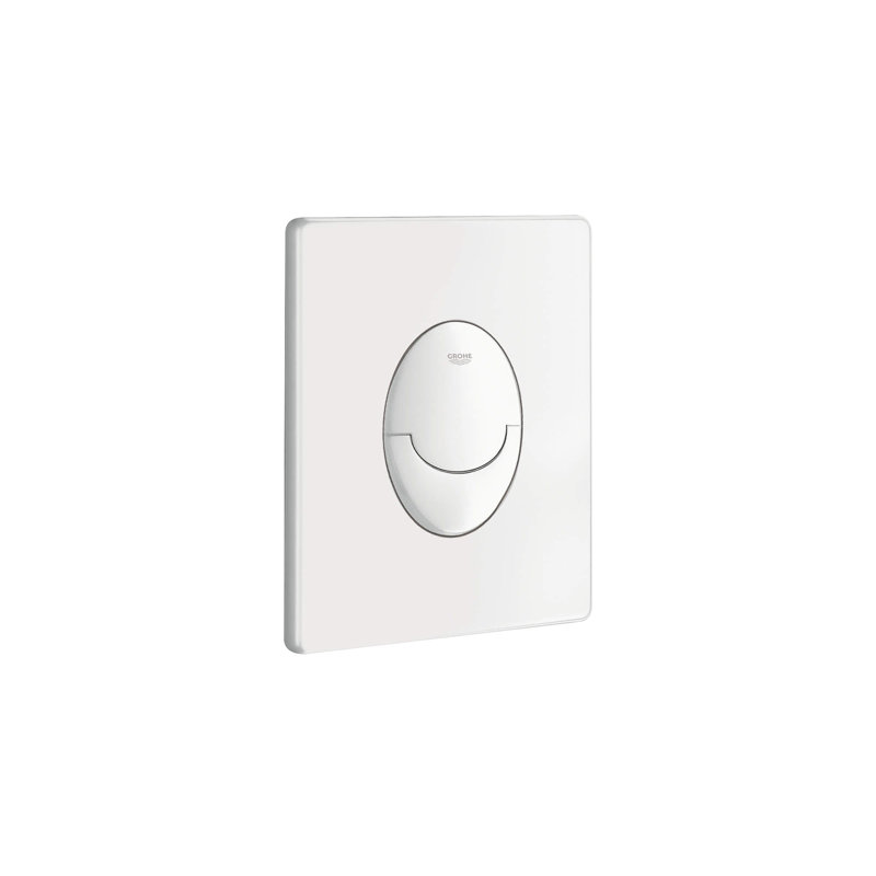 Plaque d’actionnement d’air d’installation verticale patine, Blanc alpin