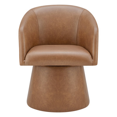 Kyo Swivel Linen Armchair