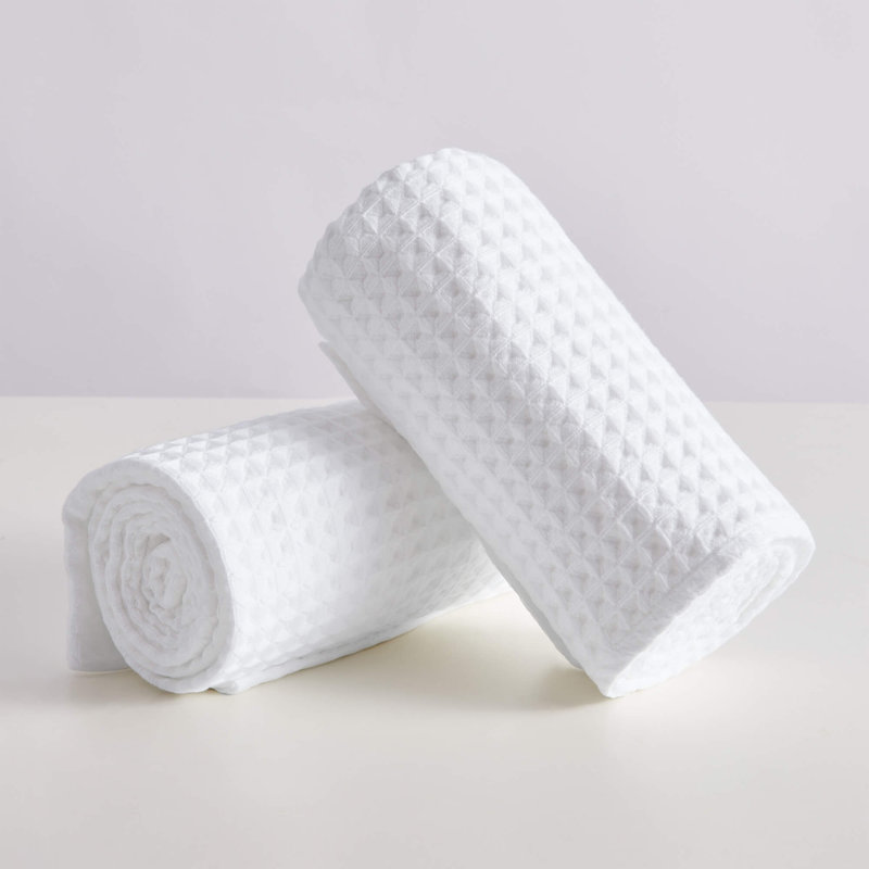 100% Cotton, White