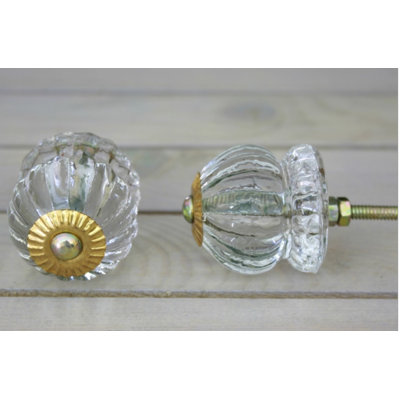 Glass Mushroom Knob