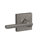 Latitude Lever with Collins Trim Non-Turning Lock