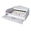Lit de jour double rembourré avec DEL et 2 tiroirs, beige-1370016974-1370016975