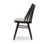 Lewis Windsor Chair With Cushion-Black Oak