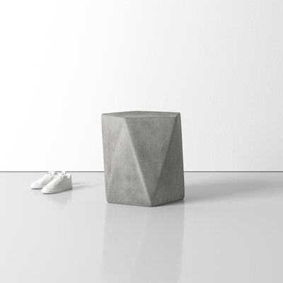 Gigi Concrete Accent Stool