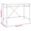 Alanyah Metal Base Writing Desk
